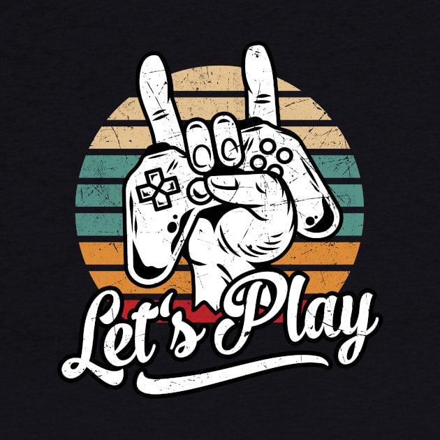 Lets Play Gamer by Foxxy Merch